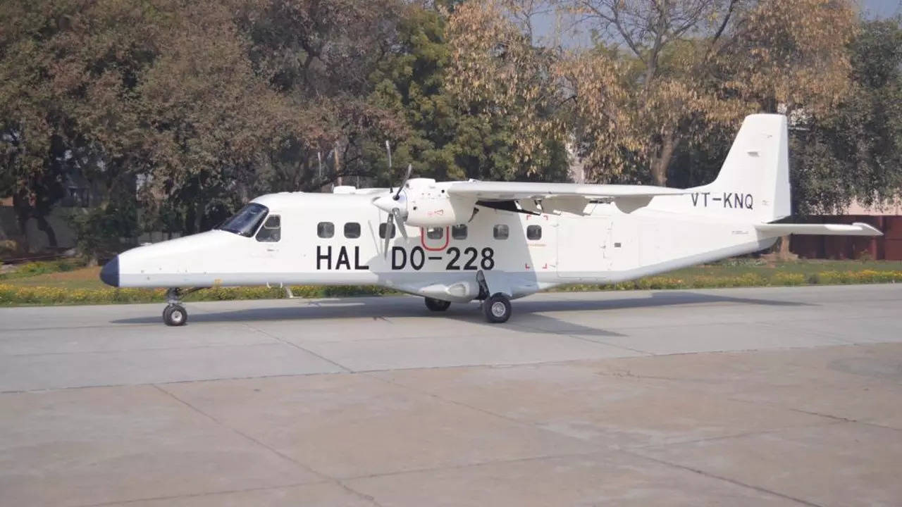 Two HAL Dornier-228 aircraft to aid air connectivity in Arunachal | India News - Times of India