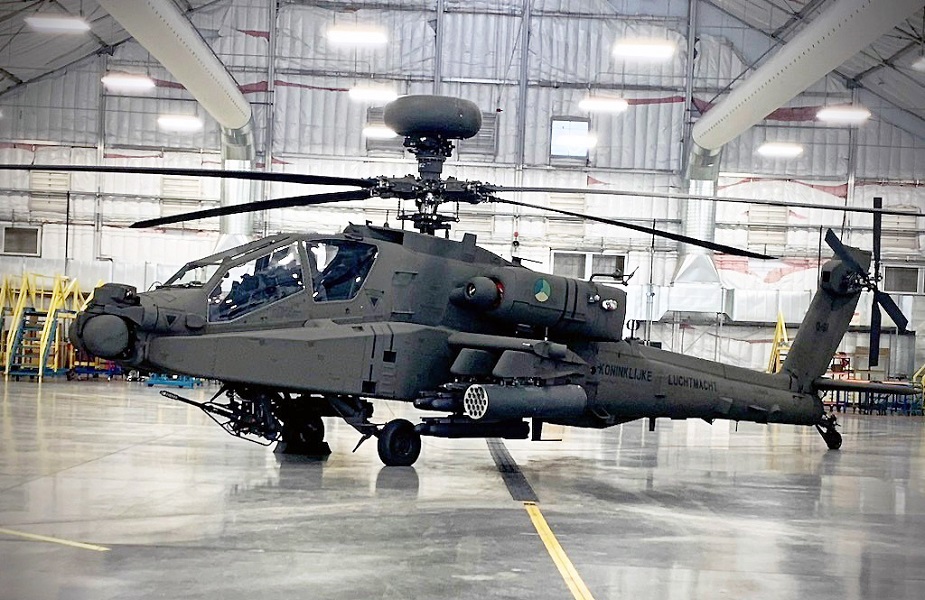 Boeing delivers first upgraded AH-64E Apache to Royal Netherlands Air Force