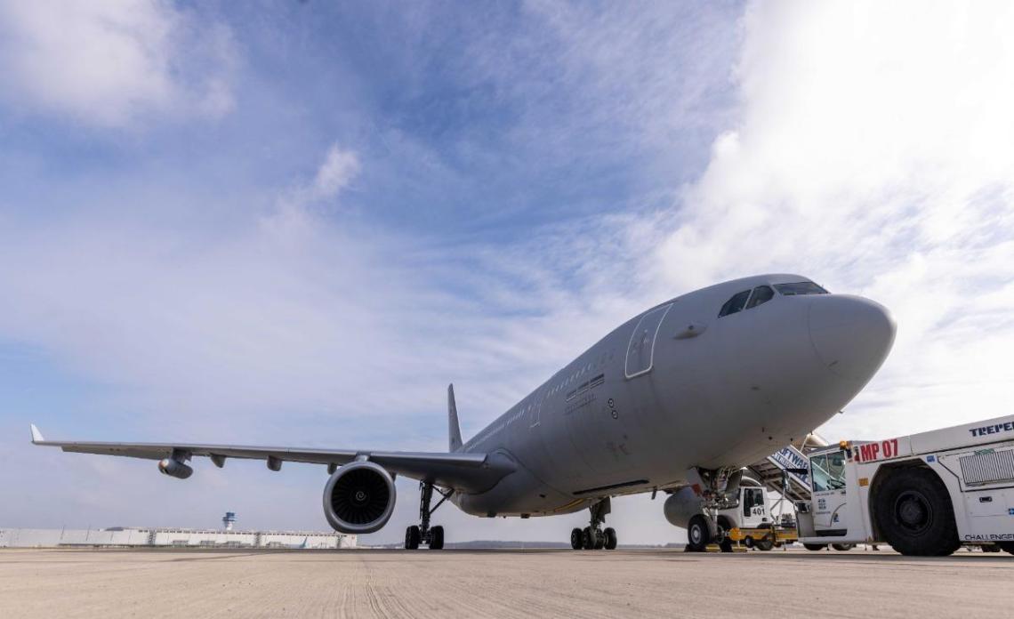 German Air Force Eurofighter Typhoons Train Air-to-air-refueling with Multinational MRTT Fleet