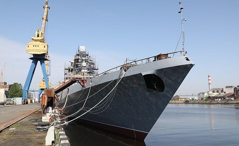 Russian Navy Guided Missile Frigate Admiral Golovko Begins Factory Trials - MilitaryLeak